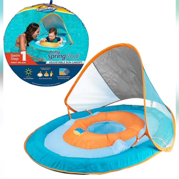 SwimWays | Toys | Swimways Baby Spring Float Sun Canopy | Poshmark